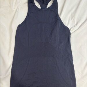 Lululemon Athletica Blue Fitted Tank Top